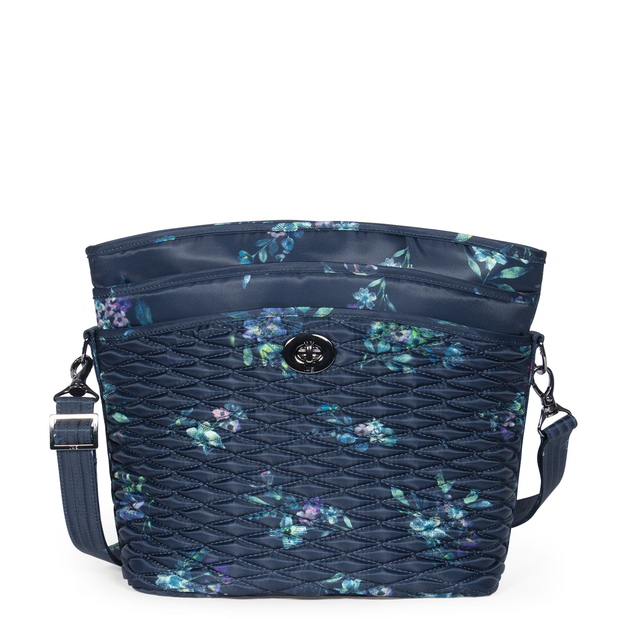 Adagio Shoulder Bag - BOUQUET NAVY - Adagio_BouquetNavy_01
